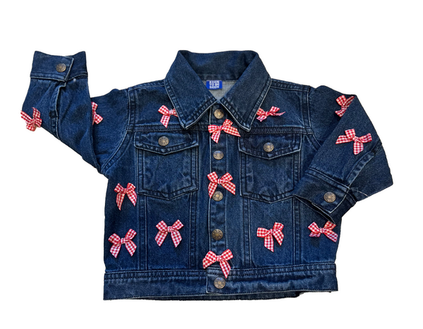 Kids Denim Bow Jacket