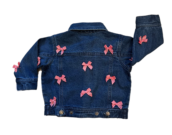 Kids Denim Bow Jacket