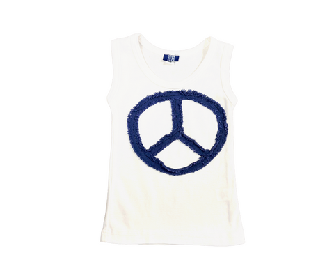 Peace Fringe Tank Top