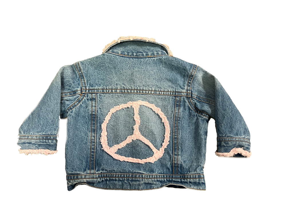 Kids Pink Peace Jacket