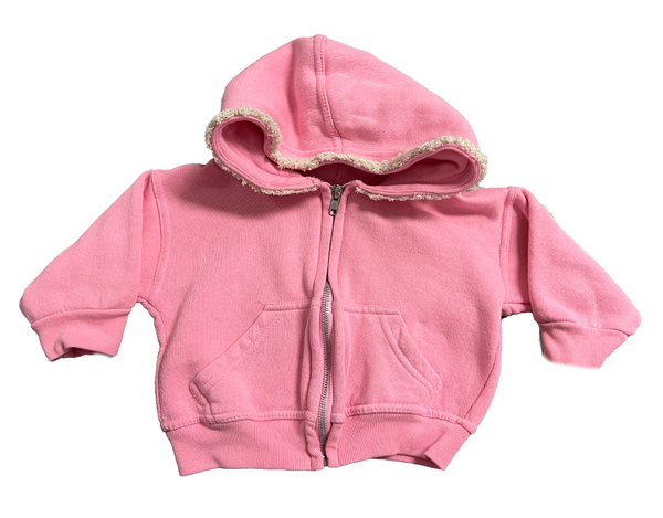 Pink Peace zip up Sweatshirt