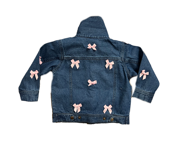 Kids Denim Bow Jacket