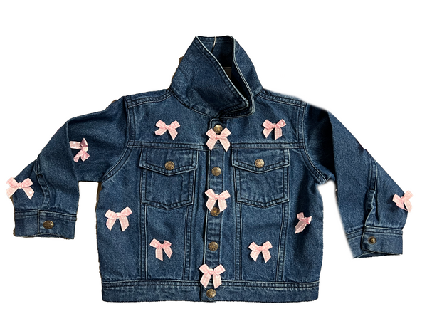 Kids Denim Bow Jacket