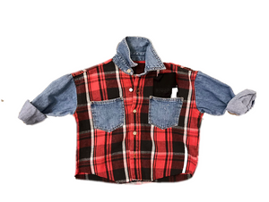 Kids denim work-shirt