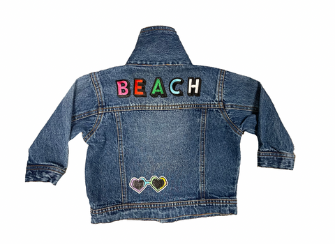 Kids Blue Denim Beach Jacket