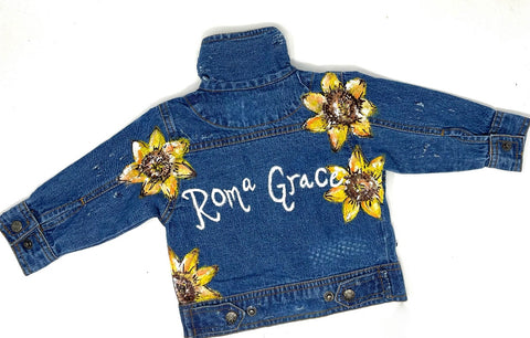 Kids Hand Painted Denim