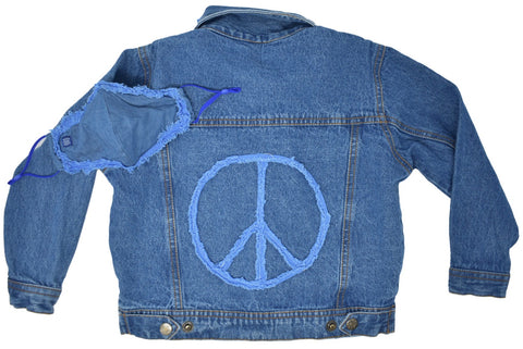 Kids Blue Peace Jacket