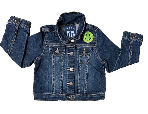 Chenile Initial Kids Denim Jacket