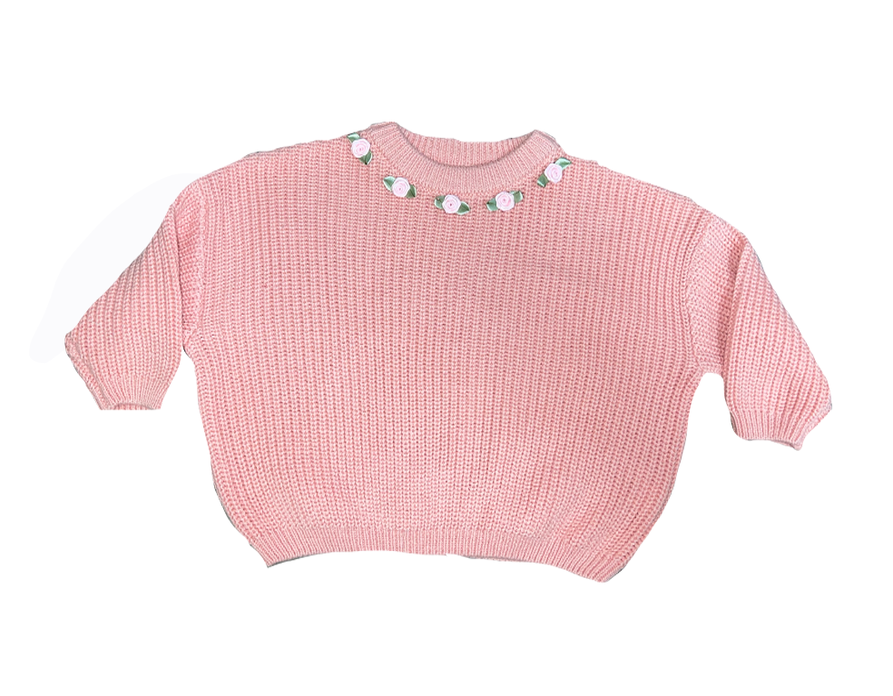 Pink Rose Sweater