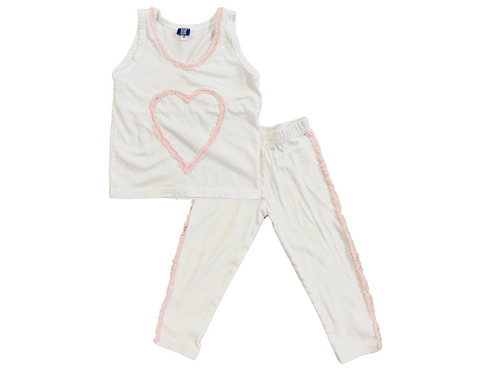 Cotton Pink Heart Set