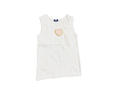 Heart Patch Cotton Tank