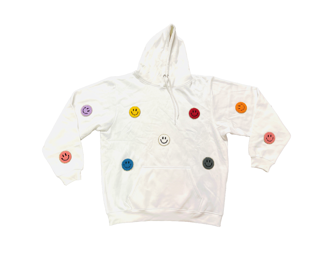 Adult Pull Over Smiley Hoodie Jacket