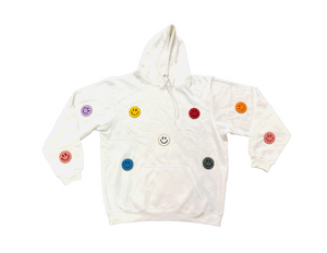 Adult Pull Over Smiley Hoodie Jacket